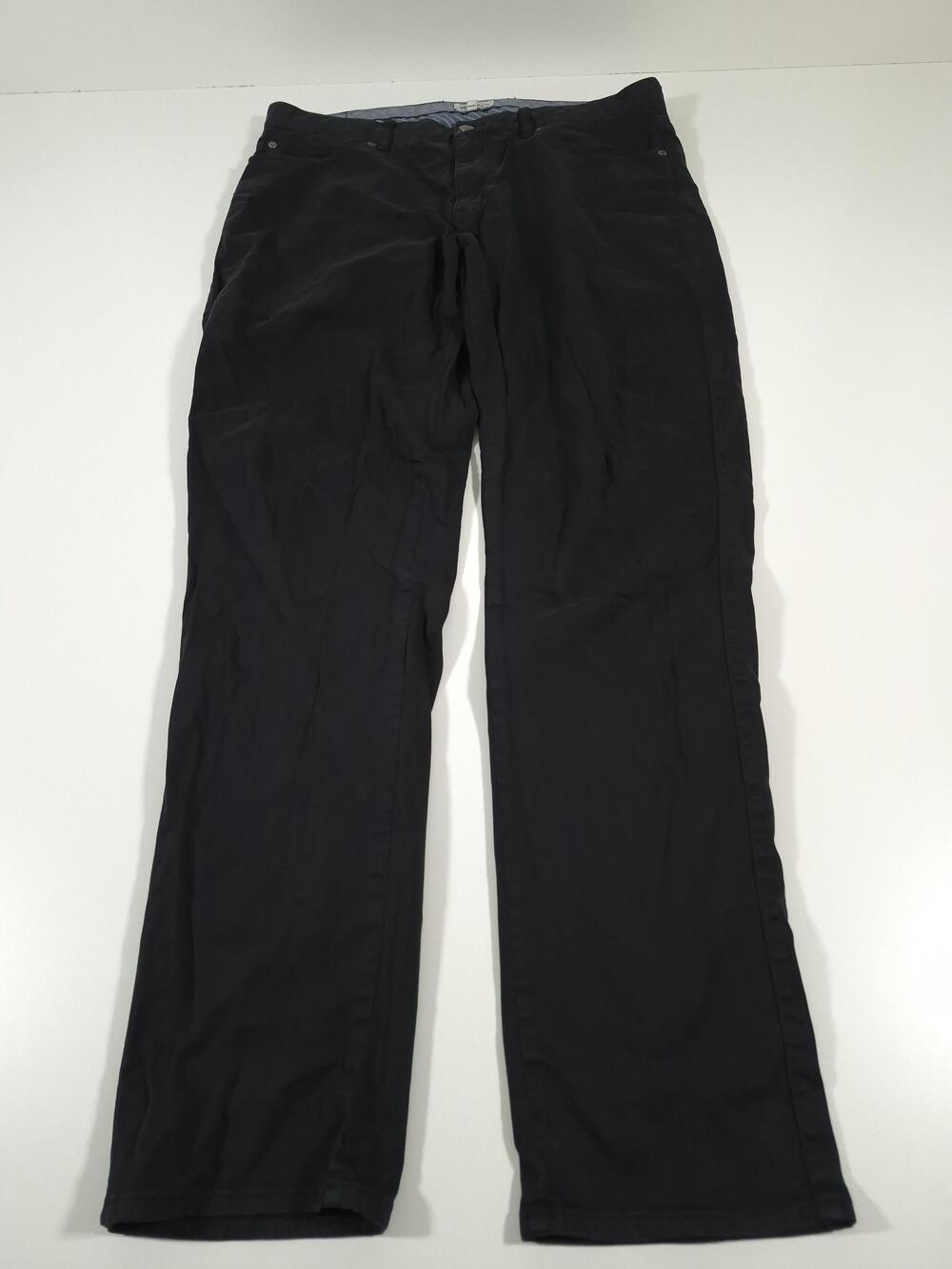 Peter Millar Ultimate Sateen 5-Pocket Pant ME0B39 Black 36x33 Golf Performance